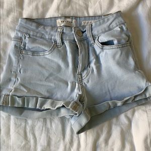 Super Stretch Shortie Jean Shorts